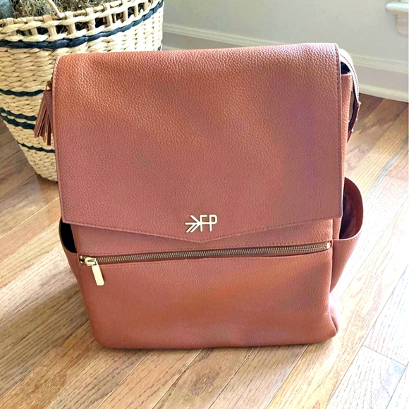 Freshly Picked The Classic Diaper Bag, Cognac - Picture 1 of 4